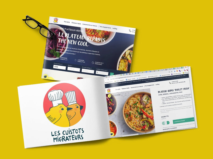 Les Cuistots migrateurs.com Upgrade du Ecommerce alimentaire + accompagnement Agence Shopify Plus & Expert Shopify
