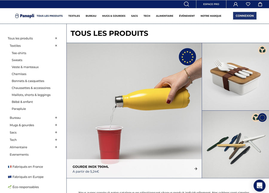 Panopli.co Goodies - Création du site e-commerce Shopify Agence Shopify Plus & Expert Shopify