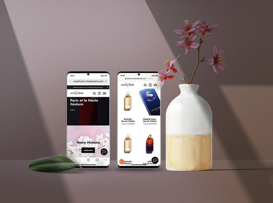 Parfums Hanae Mori.com Refonte & Migration Prestashop vers Shopify Agence Shopify Plus & Expert Shopify
