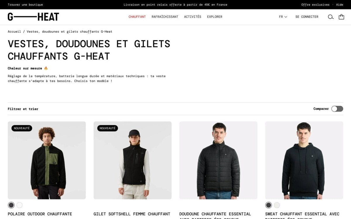 G-HEAT : Refonte ecommerce shopify plus - Agence Shopify Plus & Expert Shopify