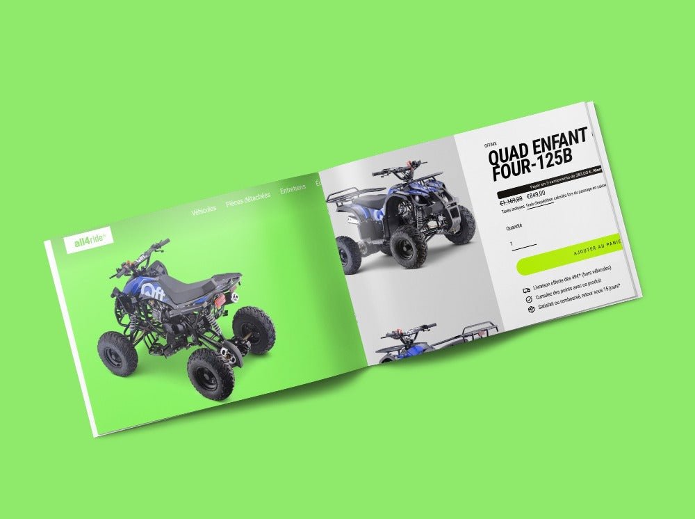 All4ride.co Développement from scratch Shopify Plus - Agence Shopify Plus & Expert Shopify