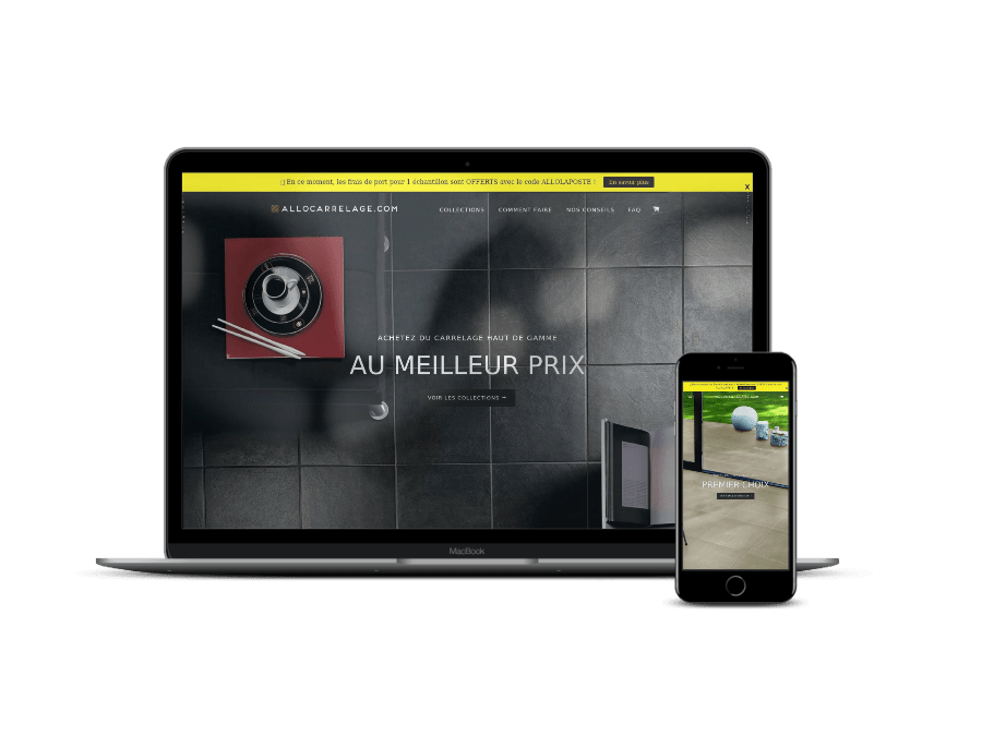 Allocarrelage.com Refonte du site Shopify + Audit SEO + Stratégie - Agence Shopify Plus & Expert Shopify