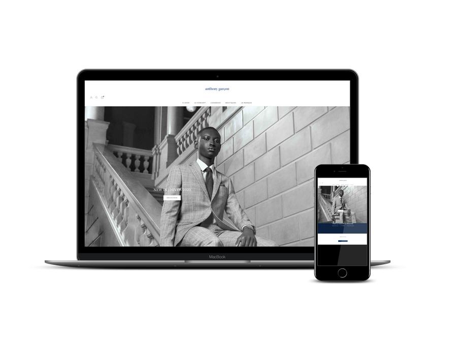 Anthony Garçon.com Refonte Ecommerce de Mode UX/UI & audit SEO - Agence Shopify Plus & Expert Shopify