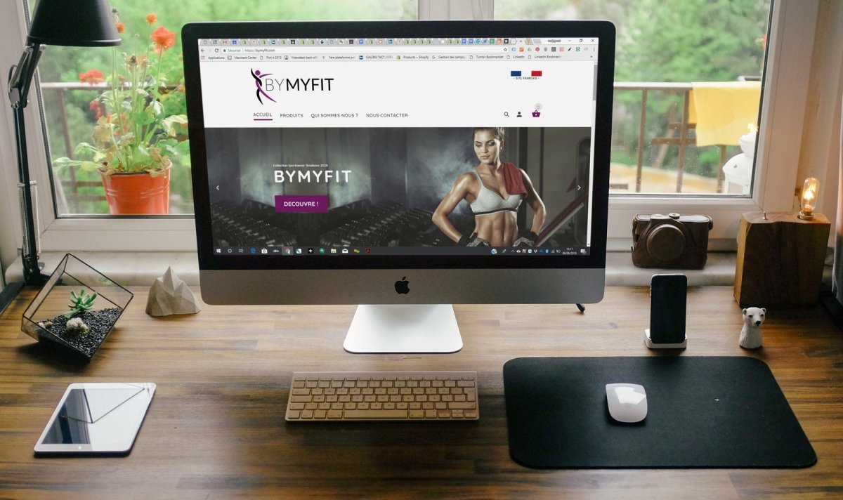 Bymyfit.com Amélioration d'un site E - commerce shopify de Fitness Running Yoga Relaxation - Agence Shopify Plus & Expert Shopify