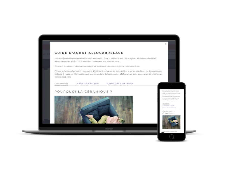 Développement Code sur votre site Shopify Fenêtre modale responsive avec menu Agence Shopify Plus & Expert Shopify