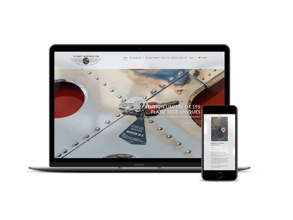 Flightinspiration.com Site marchand shopify pour du e - commerce de porte - clés en série limitée - Agence Shopify Plus & Expert Shopify