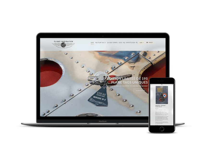 Flightinspiration.com Site marchand shopify pour du e-commerce de prote-clés en série limitée Agence Shopify Plus & Expert Shopify