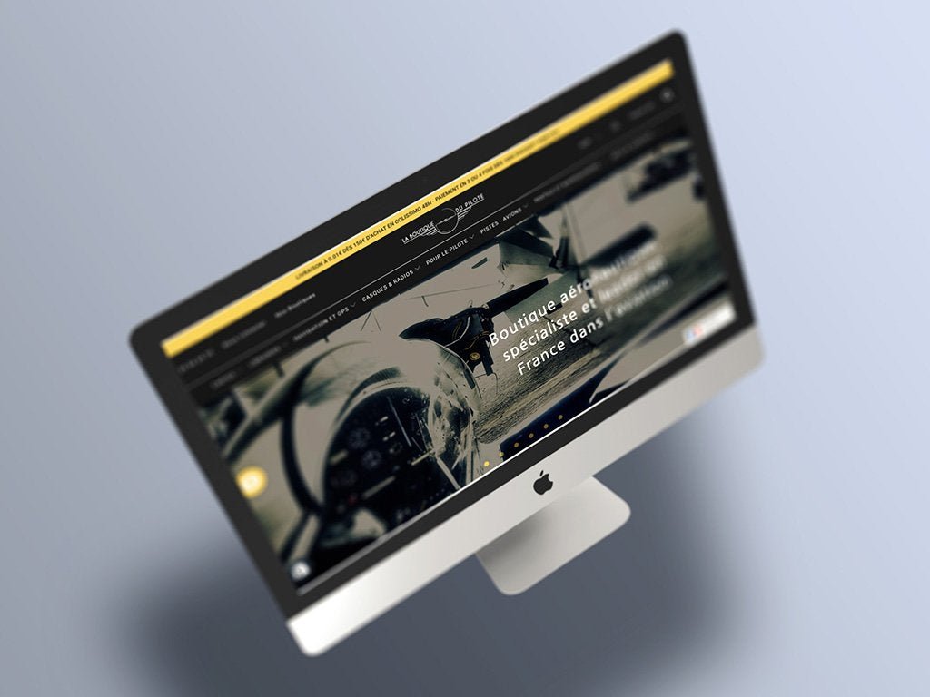La boutique du pilote.com Migration Shopify depuis Oxatis + Refonte - Agence Shopify Plus & Expert Shopify
