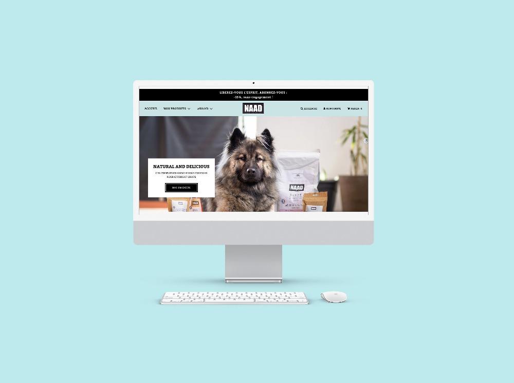 Naad - petfood.com Refonte graphique du site e - commerce - Agence Shopify Plus & Expert Shopify