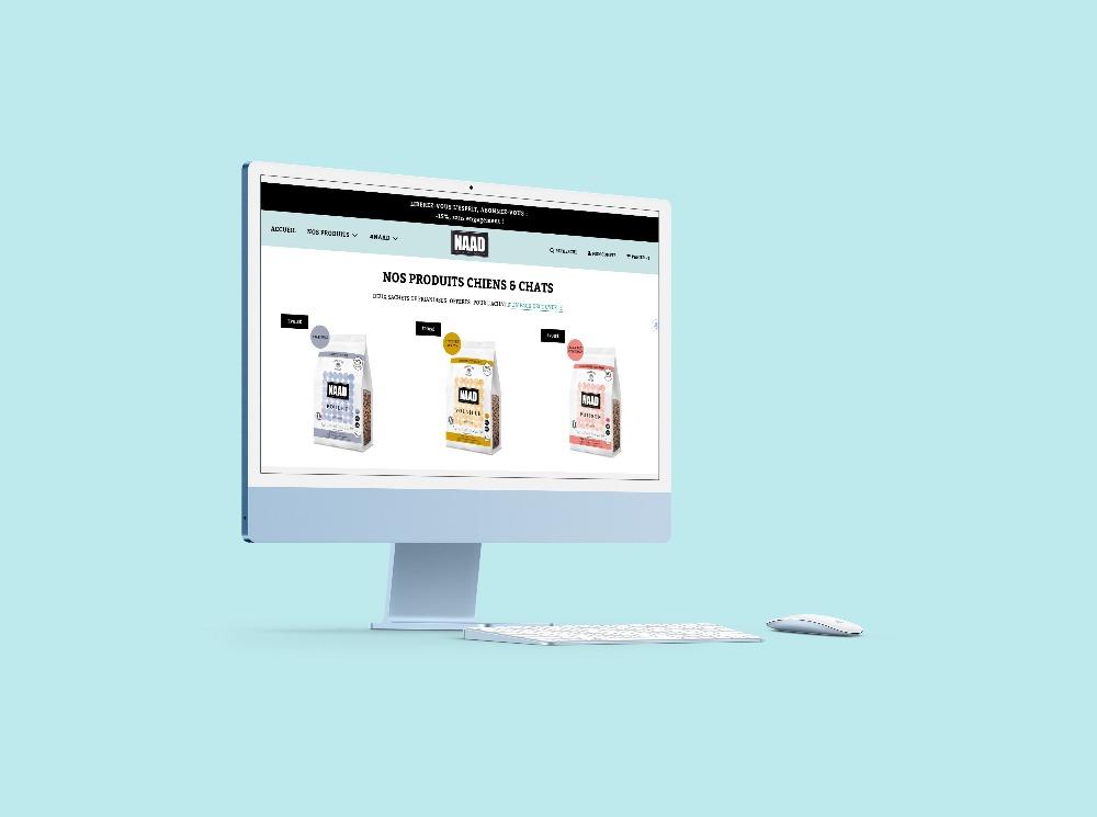 Naad - petfood.com Refonte graphique du site e - commerce - Agence Shopify Plus & Expert Shopify