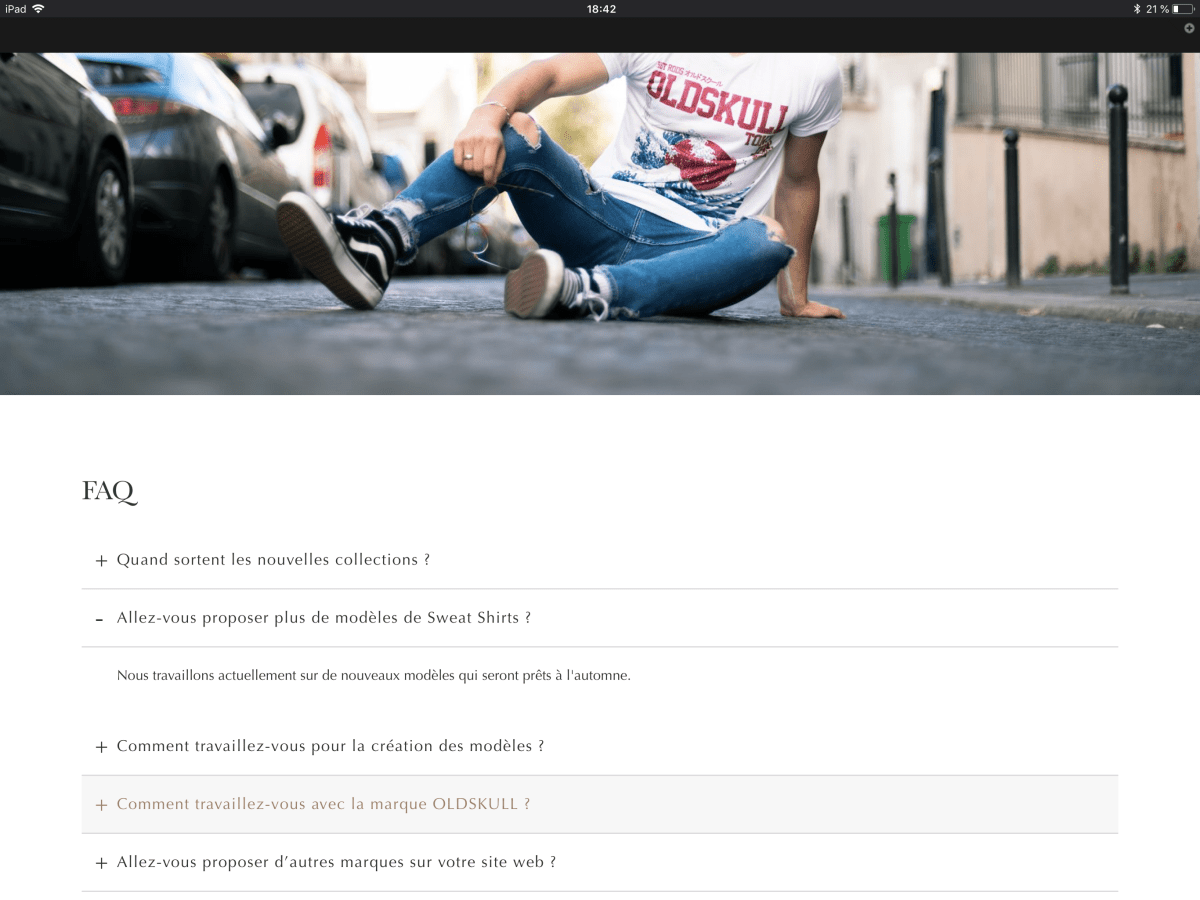 Obawi.com Création d'un site e - commerce de T-Shirts vintage - Agence Shopify Plus & Expert Shopify