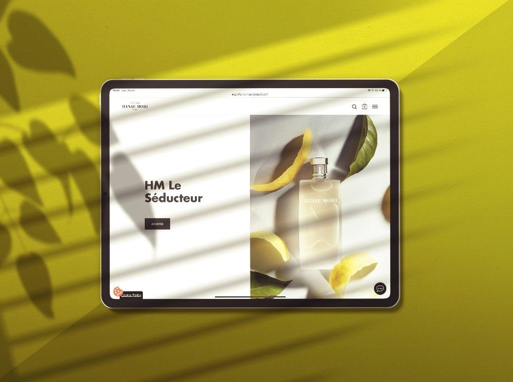 Parfums Hanae Mori.com Refonte & Migration Prestashop vers Shopify - Agence Shopify Plus & Expert Shopify