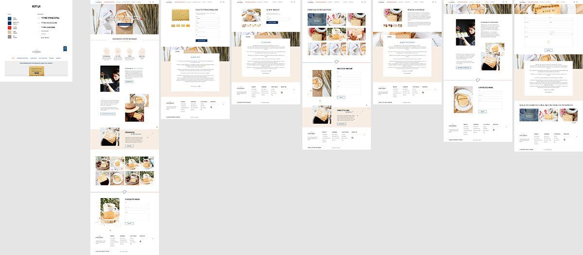 Réalisation des maquettes pour site Ecommerce Mobile & Desktop - Agence Shopify Plus & Expert Shopify