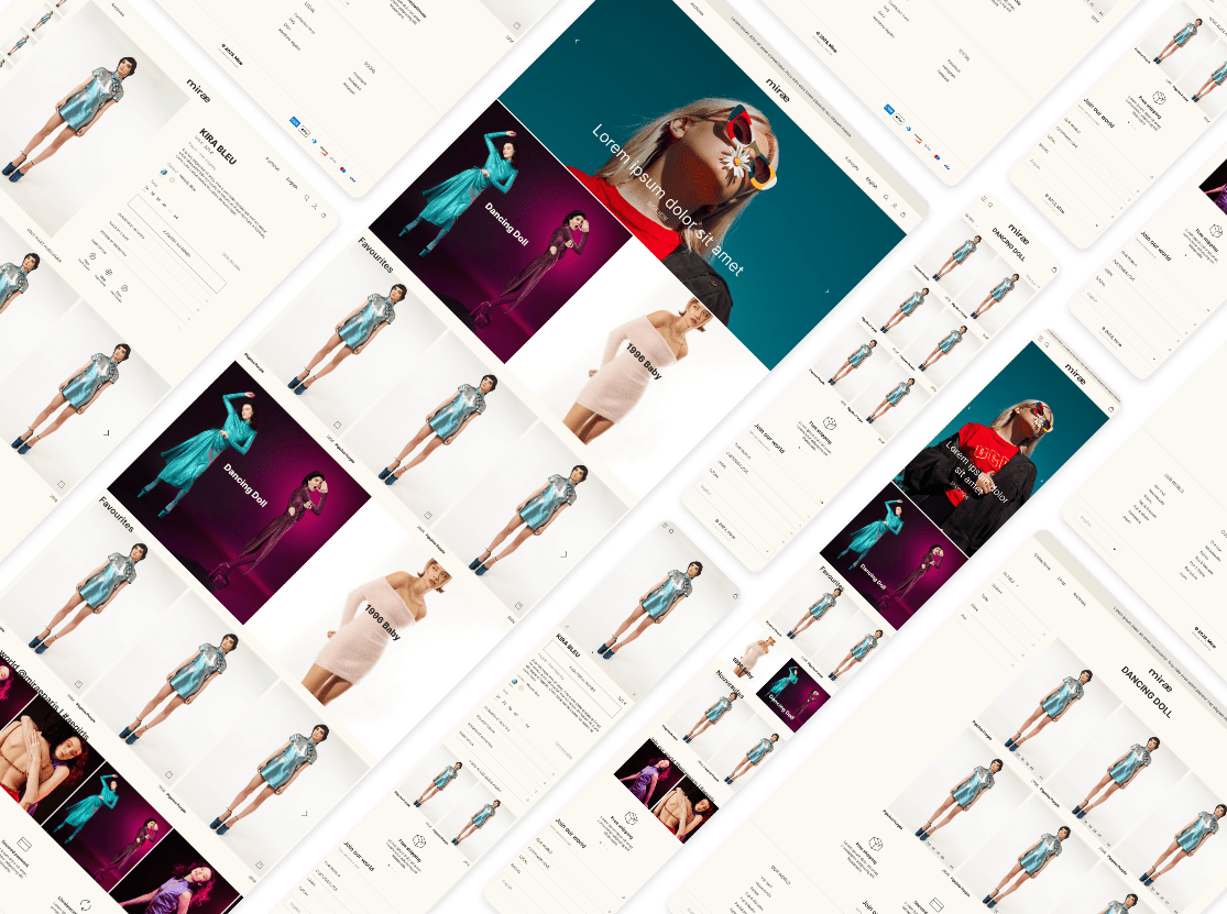 Réalisation des maquettes pour site Ecommerce Mobile & Desktop - Agence Shopify Plus & Expert Shopify