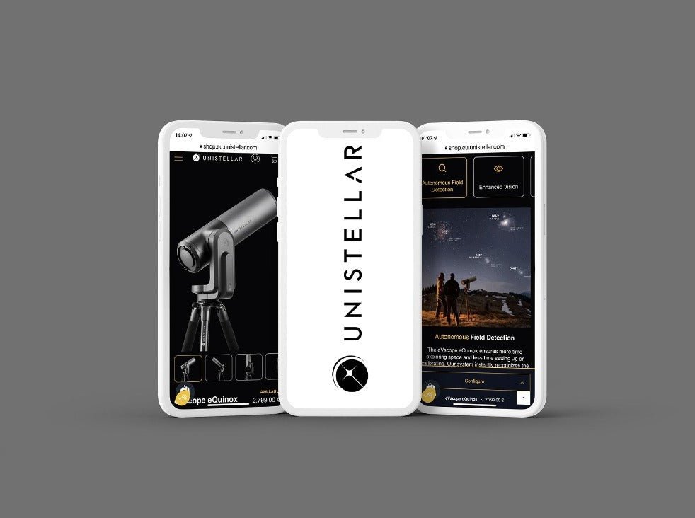 Unistellar.com Shopify Plus pour TPE PME industrielles - Agence Shopify Plus & Expert Shopify