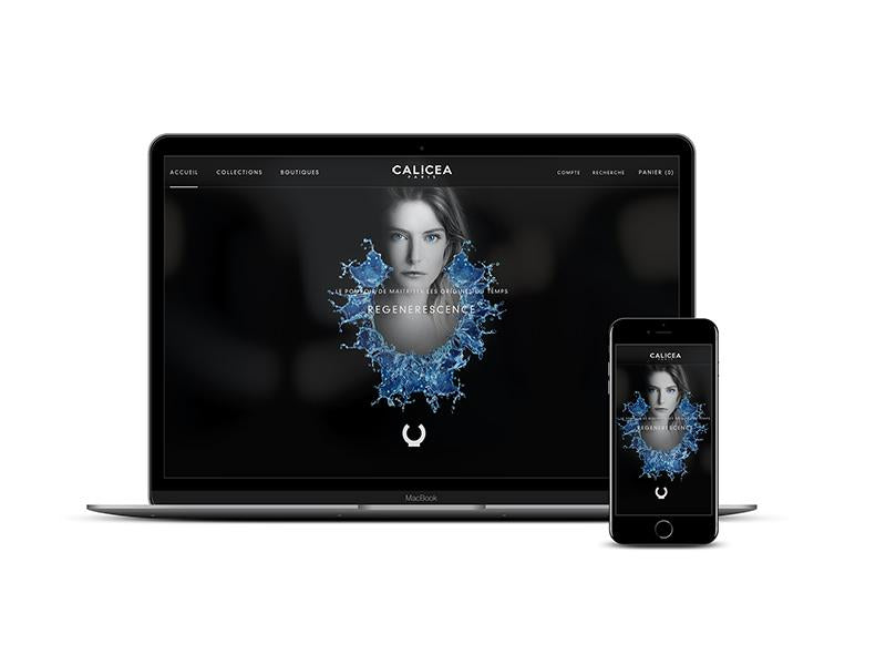 Calicea-paris.com Création d'un connecteur logisticien et d'une gestion BtoB des produits Agence Shopify Plus & Expert Shopify