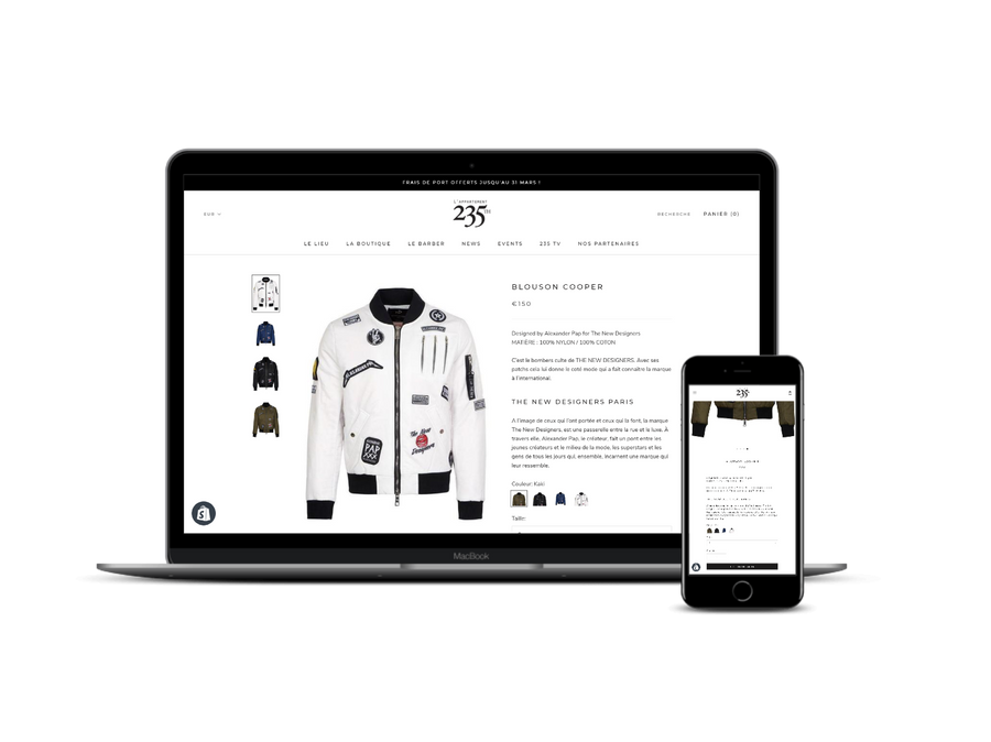 Développement Code sur votre site Shopify Forfait lobsTTer Personnalisation d'un sélecteur de variantes de produits Agence Shopify Plus & Expert Shopify