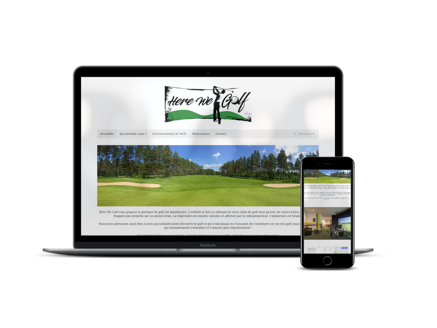 Migration Joomla + création e-commerce Here We Golf Agence Shopify Plus & Expert Shopify