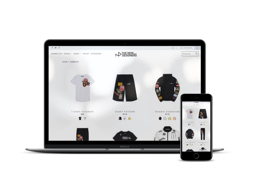 The new designers.com Migration Optimisation et Stratégie marketing d'une boutique et marque de vêtements branchés Agence Shopify Plus & Expert Shopify